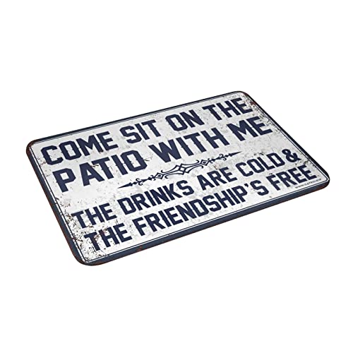 Tapis d'extérieur pas de porte terrasse petit format 65x90 lavable résistant