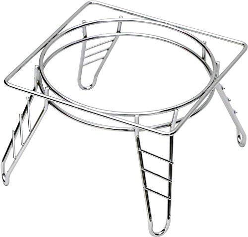 VRUNDON_Traditional Stainless Steel Matka Stand, Pot Stand 2