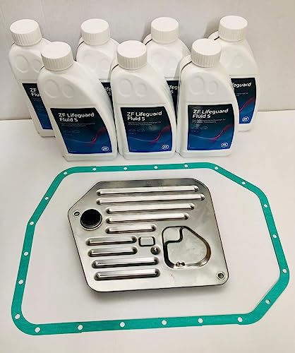 Image of GENUINE OEM ZF 5HP24 5 SPEED AUTOMATIC GEARBOX FILTER GASKET LIFEGUARD 5 OIL 7 LITRES SUITABLE FOR JAGUAR XJ TRANSMISSION SERVICE KIT