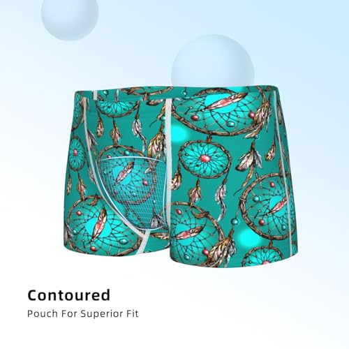 Boys' Cotton Boxer Brief Soft Underwear-Boho Dreamcatcher4