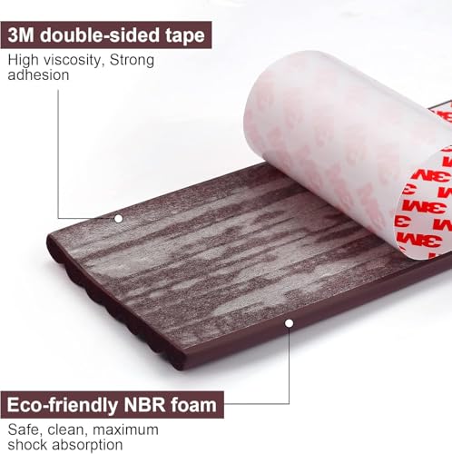 Image of Oudain-Corner Protector for Baby, Widen Edge Protector with Adhesive Backing, Baby Proofing Edge Corner Protectors Self Adhesive Furniture Corner Guard Bumper for Table, Desk, Fireplace (2 Meter)
