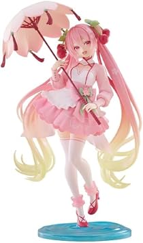 Thunder Tech Sakura Miku AMP+ Figure ~ Sakura Dress ver. ~