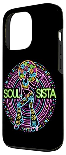 Soul Sista Afro 70s Soul Music Retro Disco Black Funk Lovers Coque pour iPhone 13 Pro – vue 2