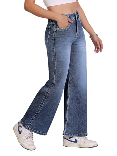 Image of Dolce Crudo High Rise Wide Leg Jeans for Women
