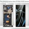Pantalla OLED para Samsung Galaxy Note 20 Ultra 5G con marco | Compatible con N985U, N986U, ensamblaje LCD táctil, incluye herramientas de reparación, negro 4