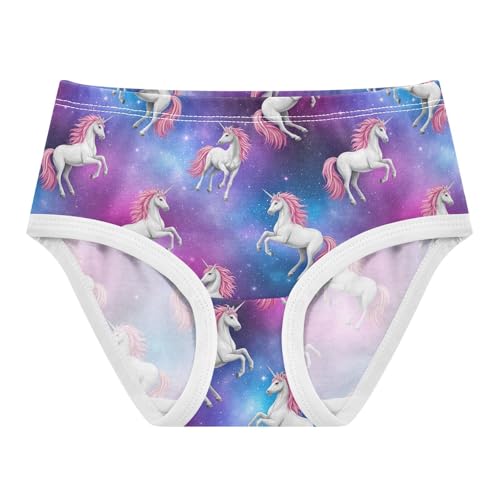 Joisal Majestic Unicorns Neon Stars Toddler Underwear Floral 2t Cotton Cute Panties Girl Florals Briefs Underpants