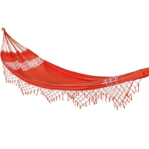 Rede de Dormir Casal Pernambucana Laranja Escuro