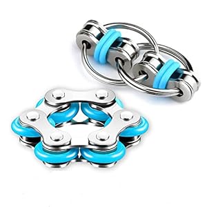 Aldmio Fidget-Spielzeug-Set 6 Rollenkette Schlüsselkette