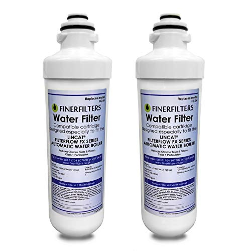 Finerfilters FC04 Water Filter Compatible with All Lincat FilterFlow FX Series Automatic Water Boilers Including EB3FX EB4FX EB6FX EB6TFX EB3FX/PB EB3FX/TT (2 Pack)