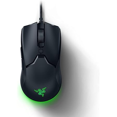 Razer Viper Mini - Wired Gaming Mouse for PC/Mac (Ultralight 61g, Ambidextrous, Speedflex Cable, 8,500 DPI Optical Sensor, Chroma RGB Illumination) Black