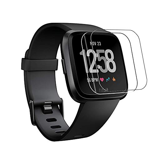 �y2���Z�b�g�z For Fitbit Versa 2 �t�B���� �ی�t�B���� �yJinmdz�zTPU�� �\�蒼���� �\�t�ȒP �X���[�X�^�b�` �C�A�Ȃ� �L�Y�C�� �����ߗ� �Ȗʂ�S�ʃJ�o�[ Fitbit Versa2 �Ή�