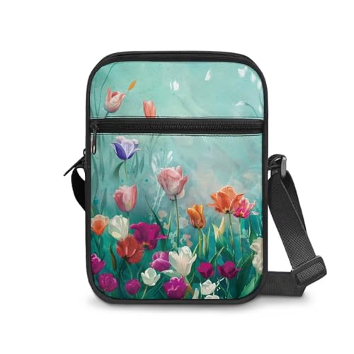 Suobstales Messenger Bag with Zipper Pocket Crossbody Shoulder Bags Travel Purse Casual Sling Pack Handbag for Work Business2