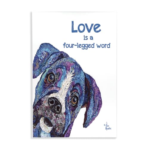 Image of Four Legged Word Pet, 10 x 15 Inch Mounted Print on Wall Plaque