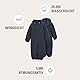 Mikk-line Schneeanzug Baby 86 Blue Nights | Nylon Kleinkinder | Schneeanzüge Für Jungen Und Mädchen |Wasserdicht 20.000 mm