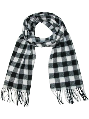 David & Young Softer Than Cashmere Buffalo Plaid Winter Scarf4