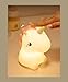 Pokanic Kids LED Lights Remote Controller Rechargeable Battery Powered Portable Silicone Night Multi Color USB Lamp Decor Desk Sleeping Bedroom Living Room (Unicorn)