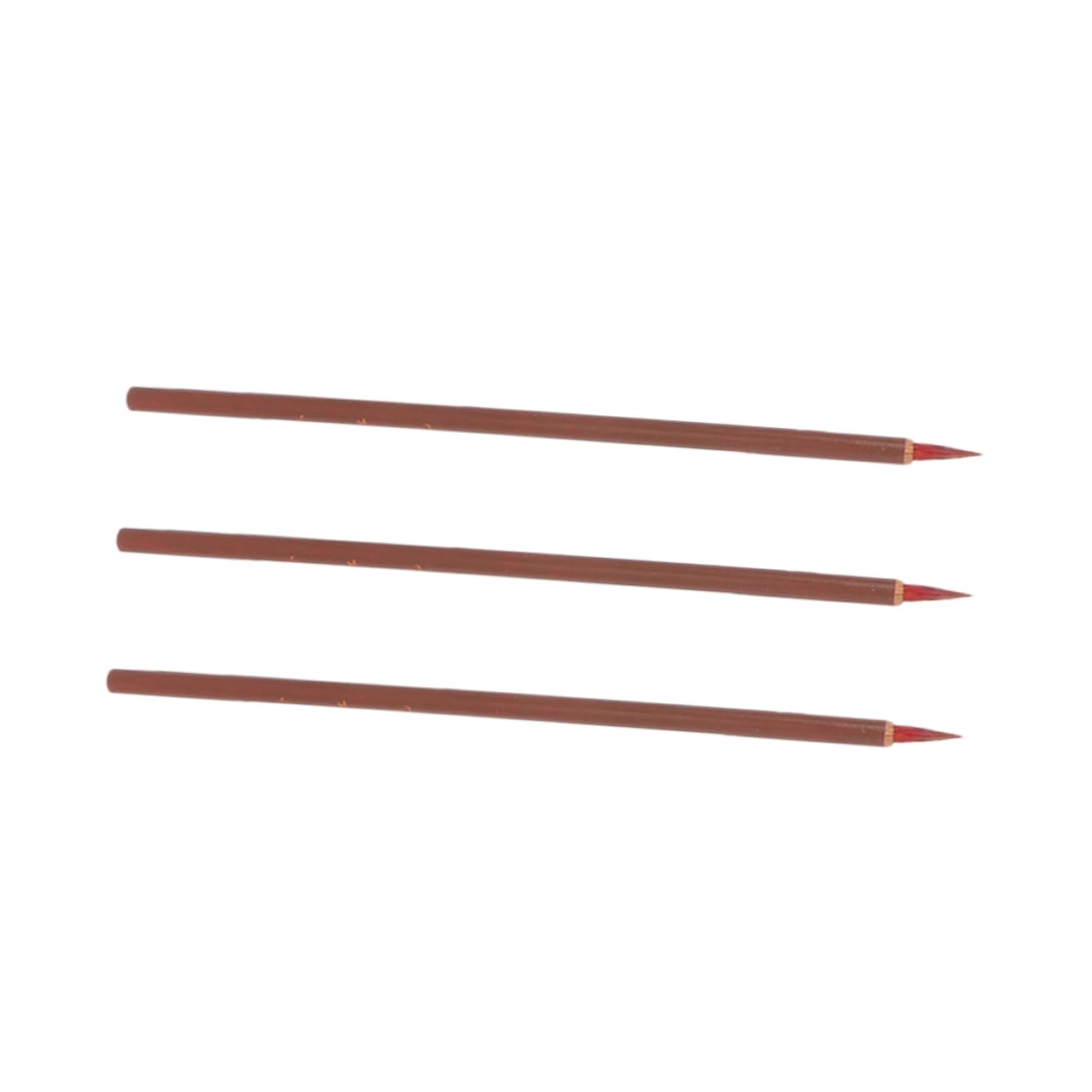 HOMSFOU 3Pcs Calligraphy Brush Fine Tip Painting Pens for Calligraphy Drawing and Art Versatile Brush for Beginners and Artists for Culture and Ceremonies