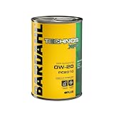Bardahl - TECHNOS XFS PC2010 0W20 - Olio Motore per Auto, Lubrificante per Motori Benzina e Diesel di Ultima Generazione, Alta Efficienza Energetica da Prestazioni Elevate e Basse Emissioni, 1 L