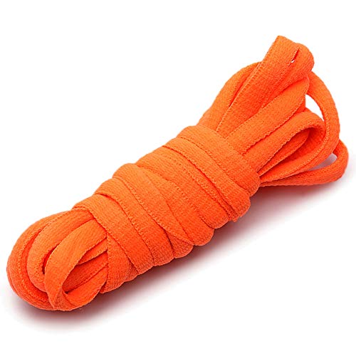 rismart Ovalado Atletismo Zapatos Cordones - 6 mm La mitad Redondo - Ideal para correr, Baloncesto Zapatos and Zapatillas moda P09(Rojo naranja,70 cm (1 par)) Cover