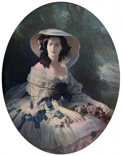 Affiche l'Impératrice Eugénie par Winterhalter pour décoration salon 60x90