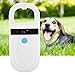 Chip Lesegerät, Hund Microchip Scanner Id Reader USB Wiederaufladbarer Chipleser Haustier Chiplesegerät Oled Anzeige 128 Stück Tag Informationsspeicher Portable Handheld Tier Für Katzen Tierverfolgung