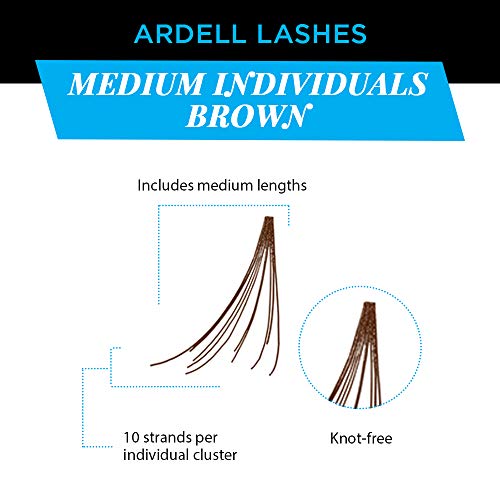 Ardell Individuals False Eye Lashes Medium Brown 4 Pack #TOP2