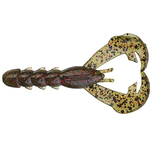 Strike King Lures Rage Tail Soft Rage Baby Craw 3"" Body Length Hard Candy Lure (Package of 9)", Multi (RGBC-144) - Thumbnail 5
