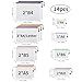 EOOUT 14pcs Zip Pouch Organizers, Mesh Bags with Zipper, 8 Sizes 14 Colors, Waterproof, for Travel, School, Office & Home