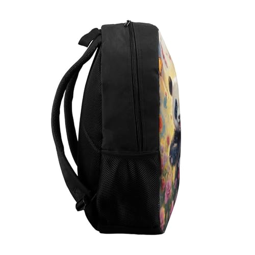 Sac à dos Panda 3D grand format 43 cm pour l'école primaire