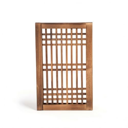 Celosía madera diseño versátil compacto 39.5x25.5cm 2