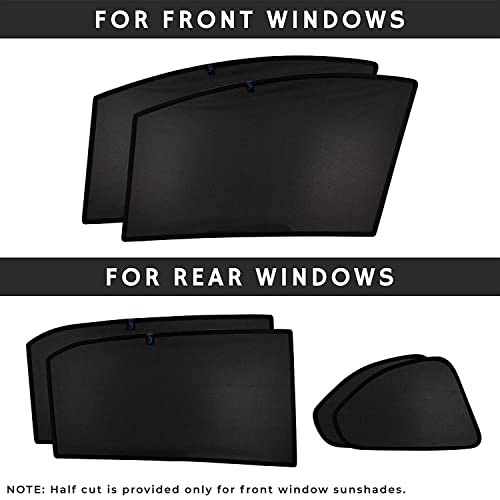Image of Auto Addict Fix Car Window Sunshades (Side Windows,Non Magnetic) for Maruti Suzuki XL6