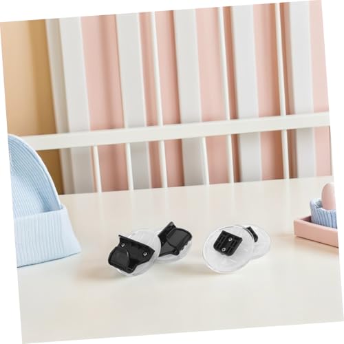 Barrière de sécurité pour bébé iplusmile kit extension plastique noir usage intérieur - 8