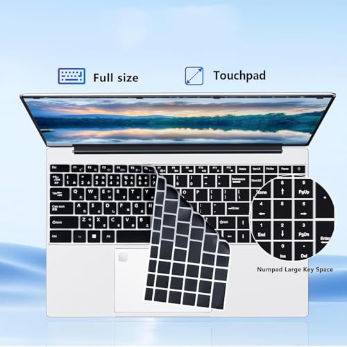 Image of 15.6 Inch Laptop, Gaming Laptop N95 Processor(Up to 3.4GHz) 1920X1080 FHD IPS Screen, laptops Computer 16GB DDR4 512GB SSD 180Open Angle Fingerprint Unlock Backlit Keyboard WiFi for Business Student