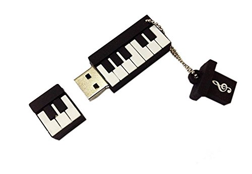 Lindo Piano - Memoria flash (16 GB, USB 2.0), diseño de instrumento musical Cover