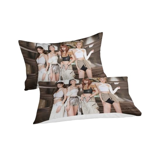 Housse de couette Blackpink cadeau anniversaire parure de lit 140x200 - 7