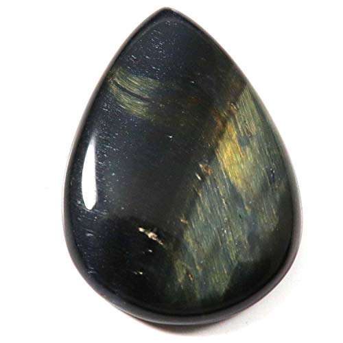 Œil de tigre bleu poire 51 carats pour votre bien-être quotidien