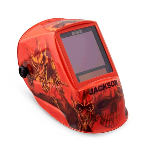 Image of Jackson Safety Premium Graphic Welding Hood with ADF - Ultra Lightweight Auto Darkening Welding Helmet - ANSI Z87.1 (Multiple Styles)