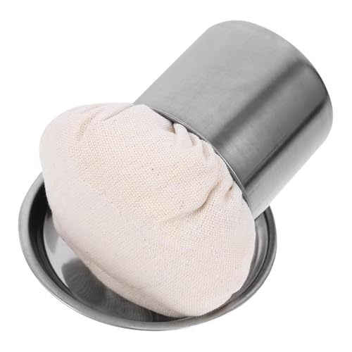 Gralara Pinceau à Crêpes en Acier Inoxydable pour Barbecue et Grillades, Applicateur d'Huile, Accessoire de Cuisine Résistant à l'Usure, Brosse à Crêpes pour Restaurant, avec Plateau