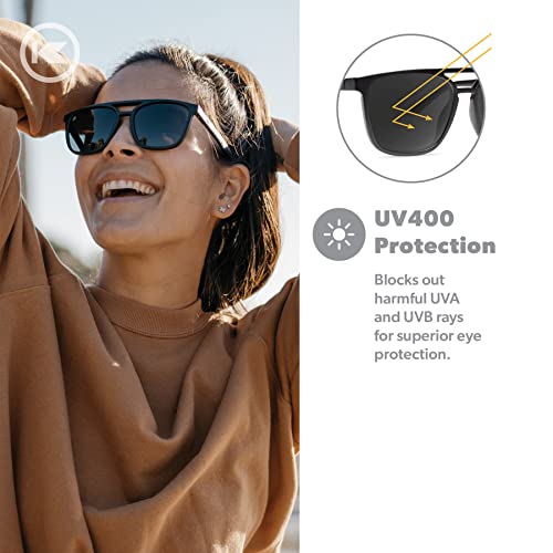 Knockaround Brightsides Polarized Sunglasses for Women & Men - Impact Resistant Lenses & Full UV400 Protection3