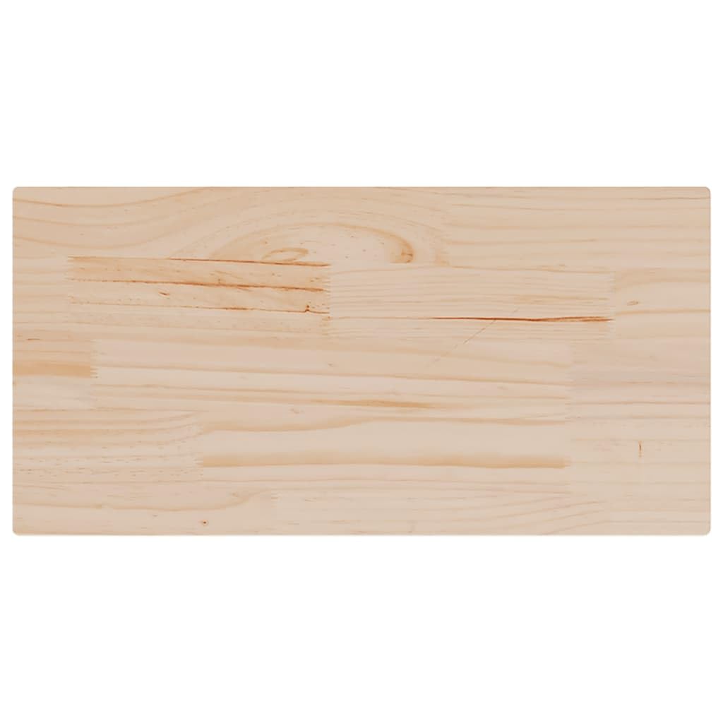 Dessus de table 2 pcs 60x30x2,5cm rectangulaire bois pin massif