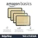Amazon Basics Silicone, Non-Stick, Food Safe Baking Mat, Pack of 4, Beige/Gray, Rectangular, 16.5