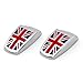 Areyourshop 2pcs Union Jack Wiper Spray Nozzle Cover for Mini Cooper R55 R56 R57 R58 F55 Gen 3