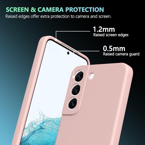 Image of for Samsung Galaxy S22 Plus Case Pink, Scratch Resistant with Soft Touch, Slim Thin Phone Cover for Samsung Galaxy S22 Plus