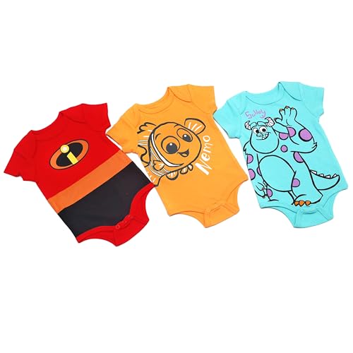 Magic Threadz �f�B�Y�j�[ �� �x�r�[ �{�[�C�Y 3���p�b�N �{�f�B�X�[�c ? �~�b�L�[�A�g�C�X�g�[���[�A�v�[����A�A�x���W���[�Y�A�s�N�T�[ �V���� �A�E�g�t�B�b�g �Z�b�g(0M-9M), ���b�h/�I�����W/�u���[, 6-9 Months