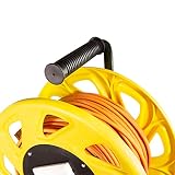 LogiLink CQ5090S sieciowy bęben kablowy CAT7A, S/FTP, RJ45 Keystone gniazda (1200 MHz, 90 m) pomarańczowy