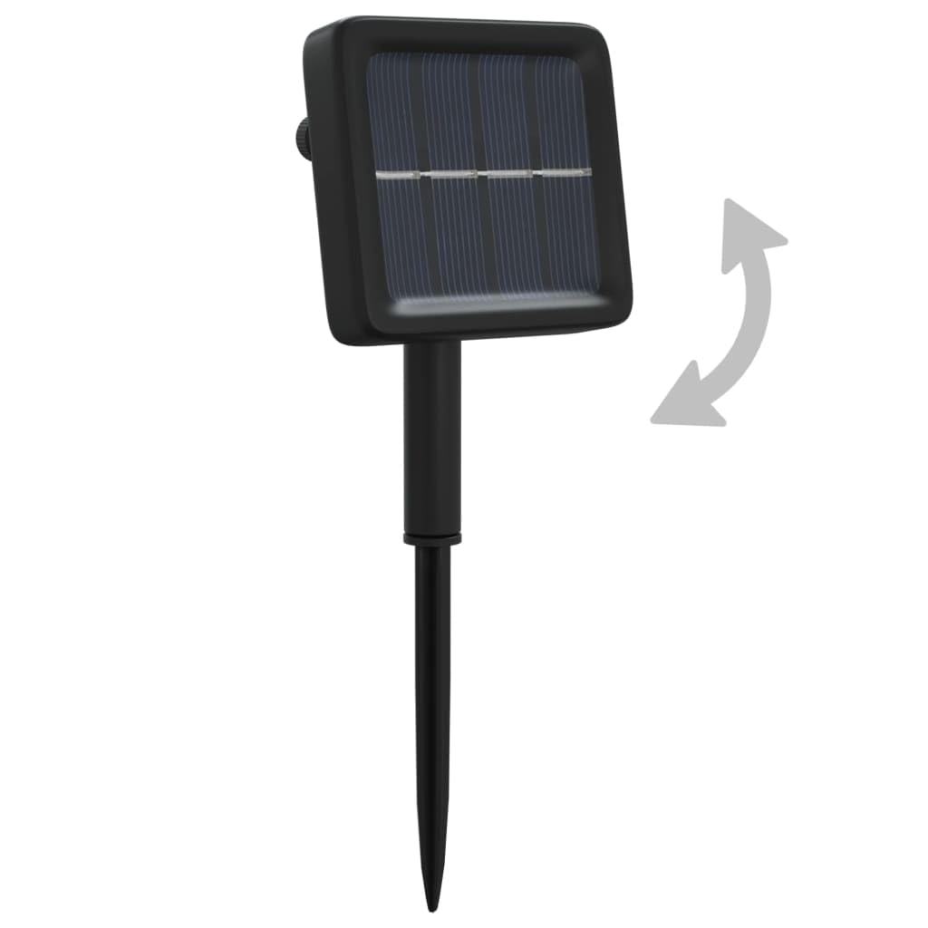 vidaXL Solarne lampki dekoracyjne, 5 szt., 5x200 LED, kolorowe