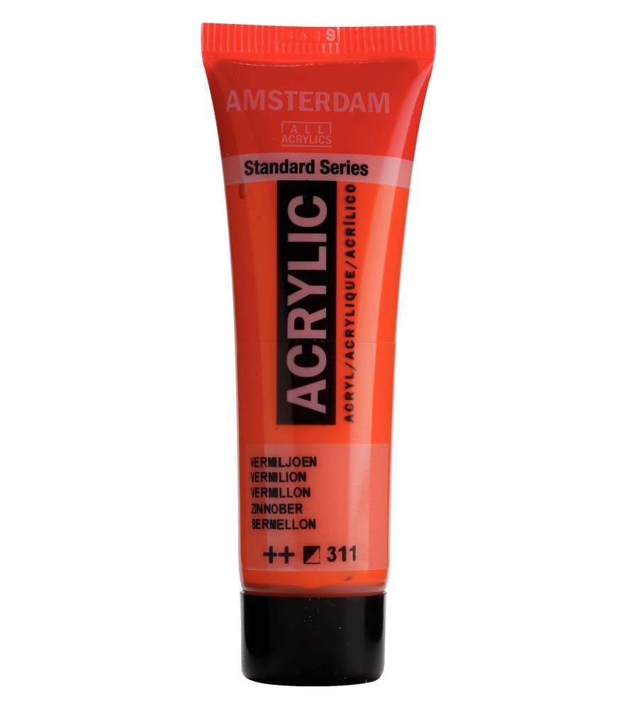 Amsterdam Standard Series Acrylic Paint, 20ml, Vermillion