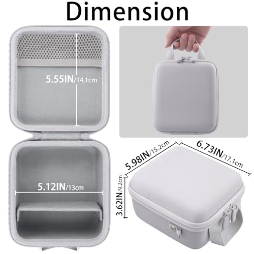 co2CREA Camera Case for KODAK PIXPRO AZ405-BK/AZ425/AZ255/AZ401/AZ528 Vlogging Digital Camera, Shockproof Protective Carrying Bag with Shoulder Strap (White) by co2CREA - Image 6