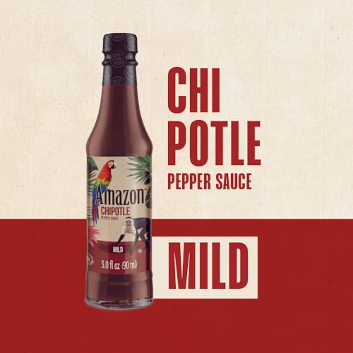 Colombina Amazon Pepper Sauce Gift Pack - 4 Hot Sauce Bottles With Habanero Sauce, Chipotle Sauce, Green Amazon Sauce and Mango Hot Sauce! (1 Pack of 3 fl. Oz. Per Bottle)