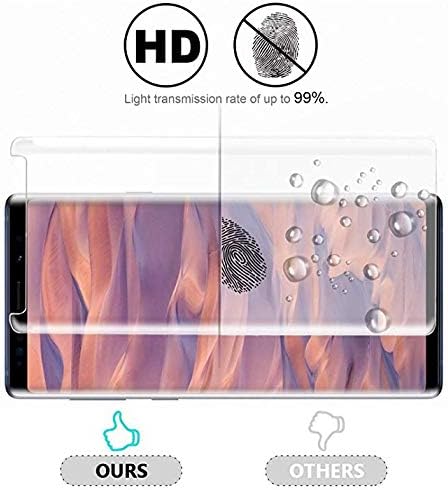 Samsung Galaxy Note 8 Tempered Glass Screen Protector,[2 - Pack] HD Clear/Anti-Bubble/9H Hardness/Anti-Scratch/Anti-Fingerprint Screen Protector Compatible Galaxy Note 8